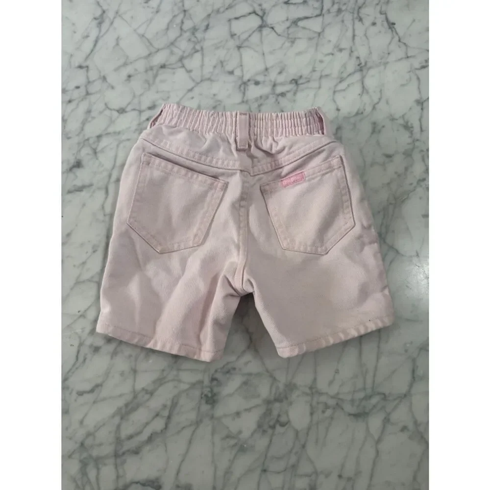 Kids Vintage Osh Kosh Sz 3T Pink Elastic-Waist Shorts